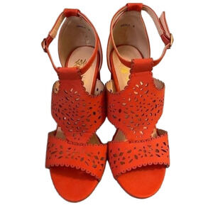 G.C. Block Heel Orange Spring Sandals size 8​ New no Box
